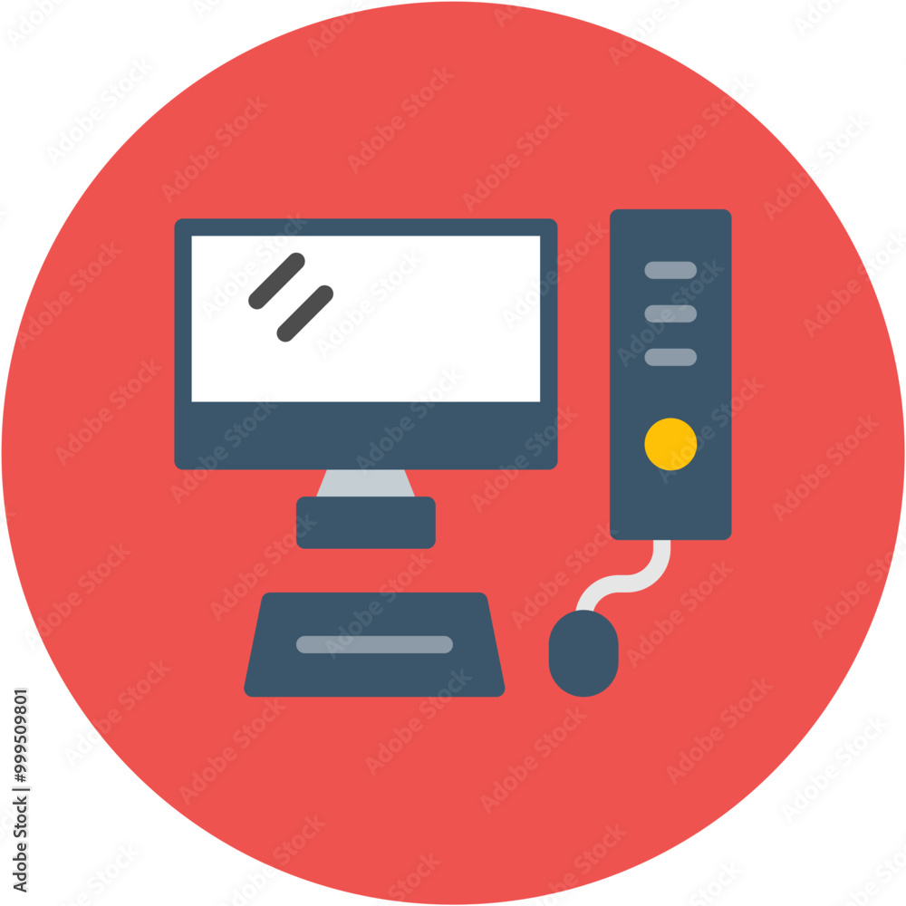 Desktop icon vector image. Can be used for Battery and Power. Desktop icon vector image. Can be used for Battery and Power.