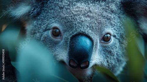 Closeup Portrait of a Koala photo