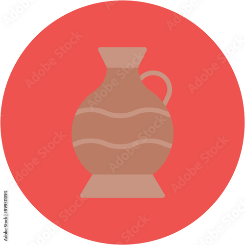 Pottery Ceramics Line Icon