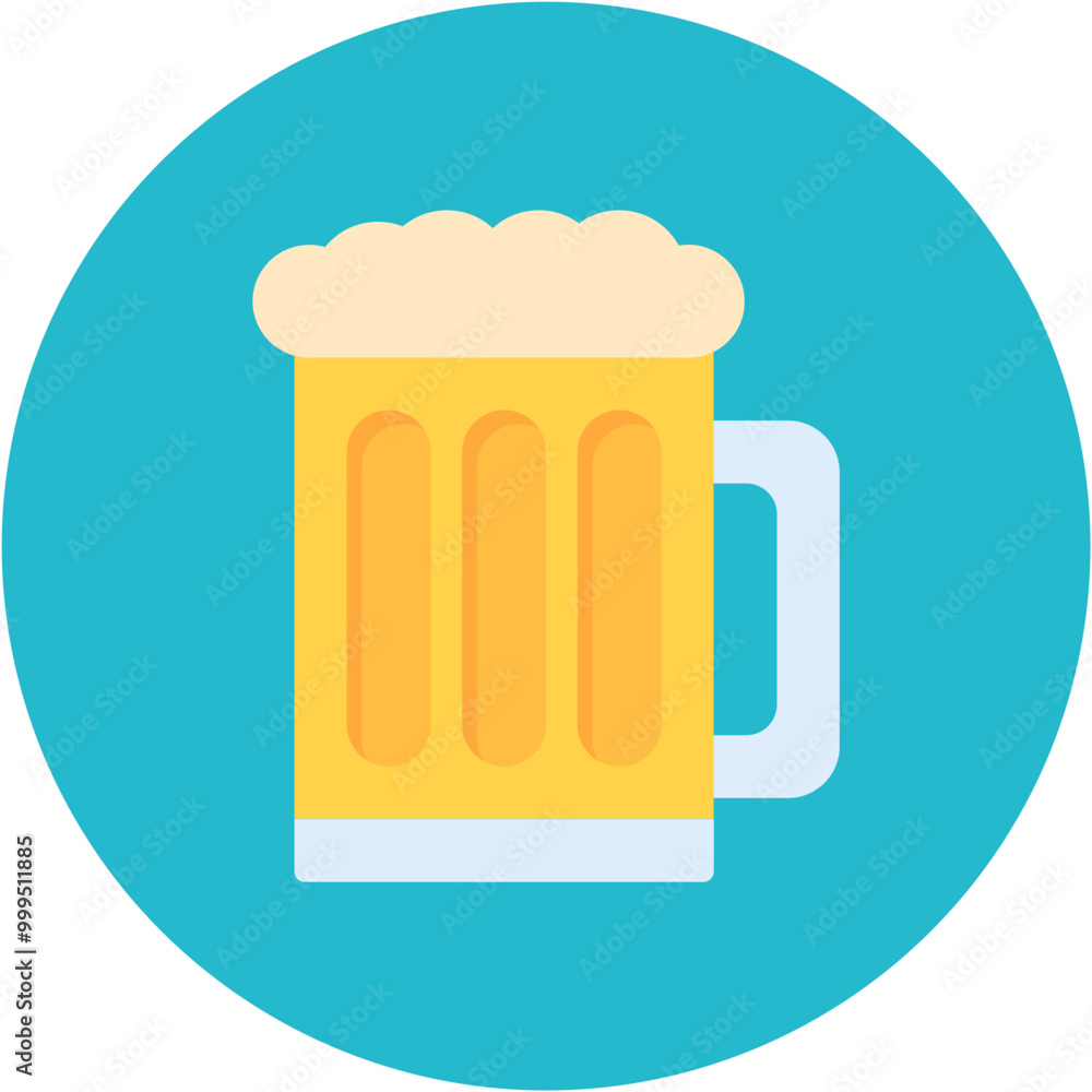Beer Mug icon vector image. Can be used for Oktoberfest. Beer Mug icon vector image. Can be used for Oktoberfest.