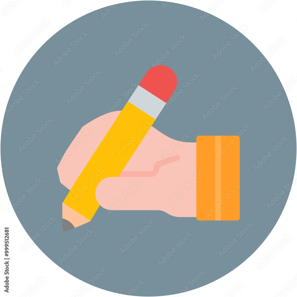 Hand Writing icon vector image. Can be used for Biometrics. Hand Writing icon vector image. Can be used for Biometrics.
