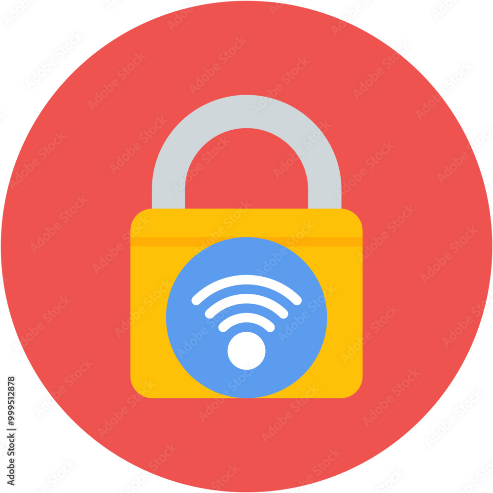 Smart Lock icon vector image. Can be used for Biometrics. Smart Lock icon vector image. Can be used for Biometrics.