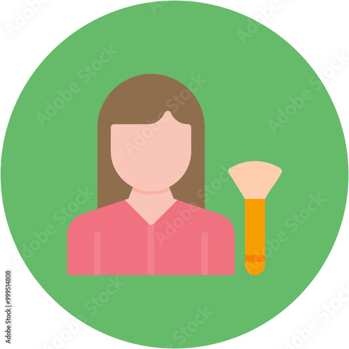 Cosmetologist icon vector image. Can be used for Diversity.