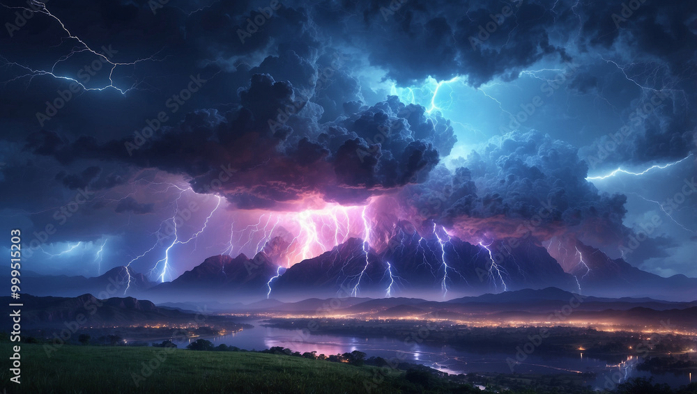 Glowing Lightning Glowing Lightning