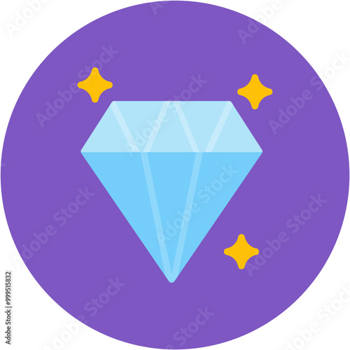 Diamond icon vector image. Can be used for Luxury.