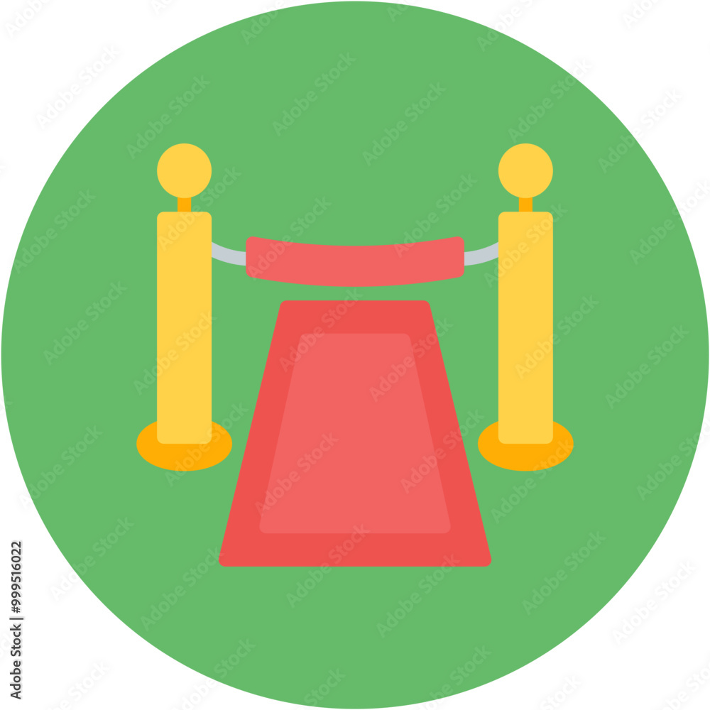 Red Carpet icon vector image. Can be used for Luxury. Red Carpet icon vector image. Can be used for Luxury.