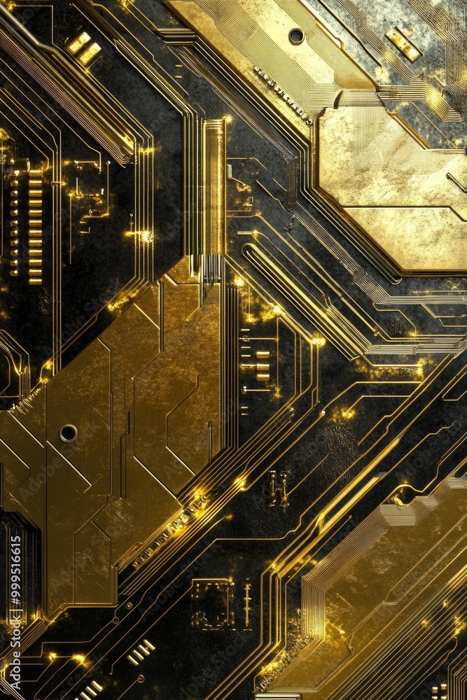 Computer Circuit Board Close-Up Computer Circuit Board Close-Up