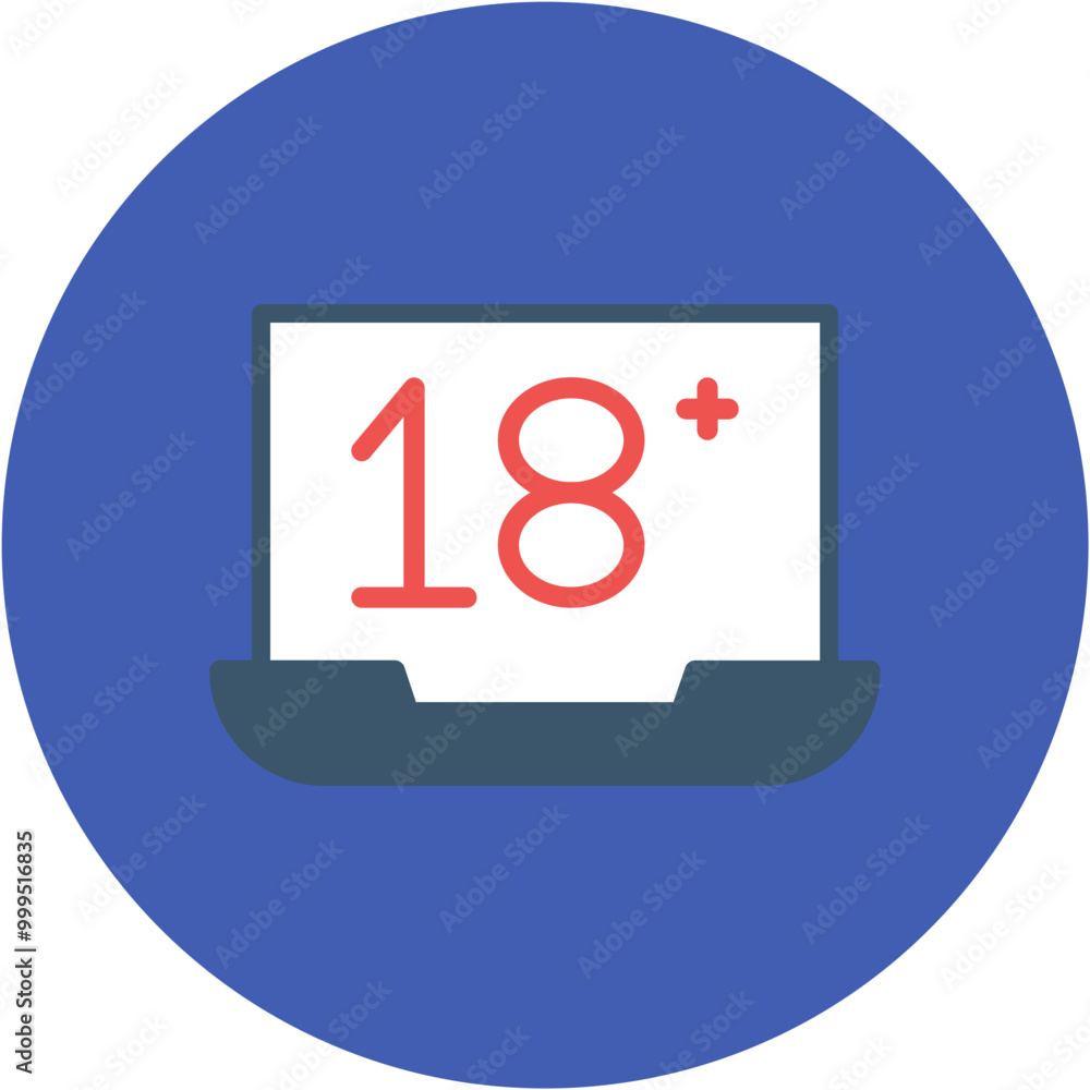 Gambling Age icon vector image. Can be used for Casino. Gambling Age icon vector image. Can be used for Casino.