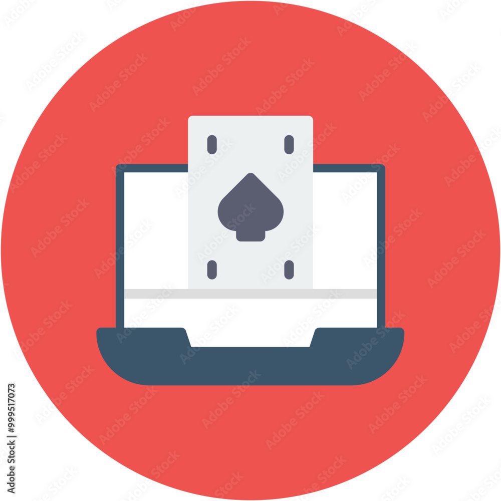 Online Casino icon vector image. Can be used for Casino. Online Casino icon vector image. Can be used for Casino.