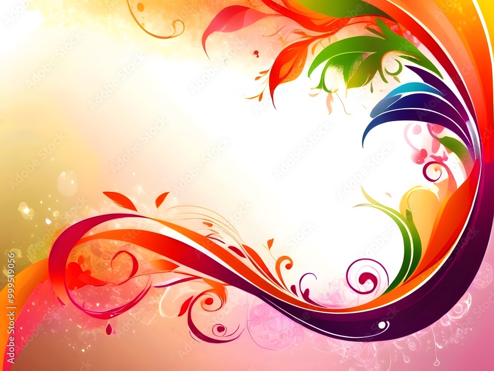A colourful abstract background