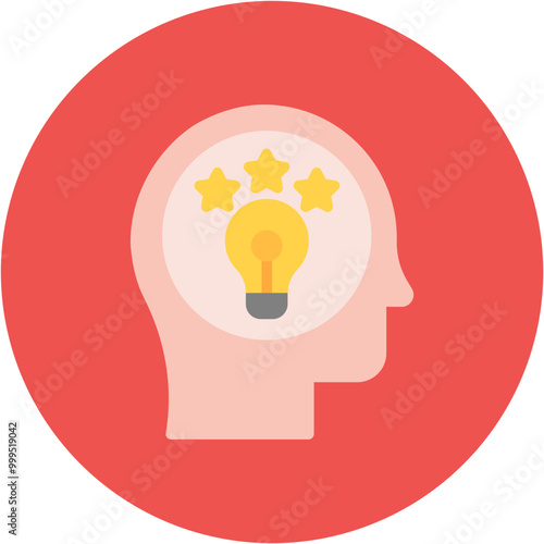 Personality icon vector image. Can be used for Psychology.