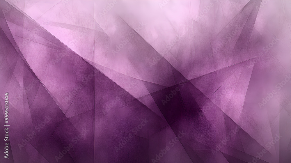 Naklejka premium Soft purple abstract background with layered shapes and gradients creating a tranquil atmosphere