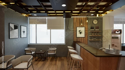 Inviting lounge space featuring comfortable sofas, soft lighting, and modern decor for a chill vibe