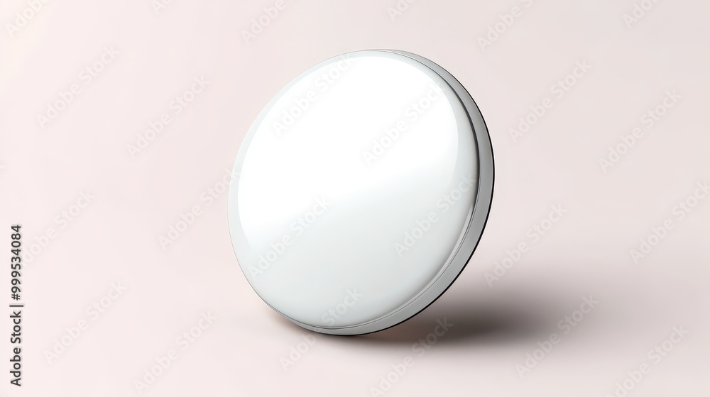 Blank White Round Pin Badge Mockup on Light Background for Custom Design, Promotional Merchandise, and Branding Blank White Round Pin Badge Mockup on Light Background for Custom Design, Promotional Merchandise, and Branding