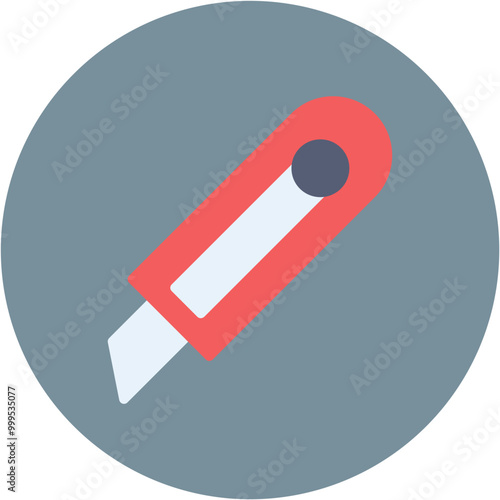 Paper Cutter icon vector image. Can be used for Printing.