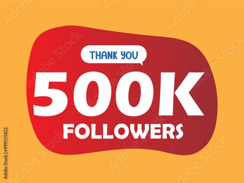5000 Subscribers. Thank you for 5000 subscribers on social media. Five thousand or 5k followers thank you, social media celebration banner with heart icons, confetti on colourful white background.