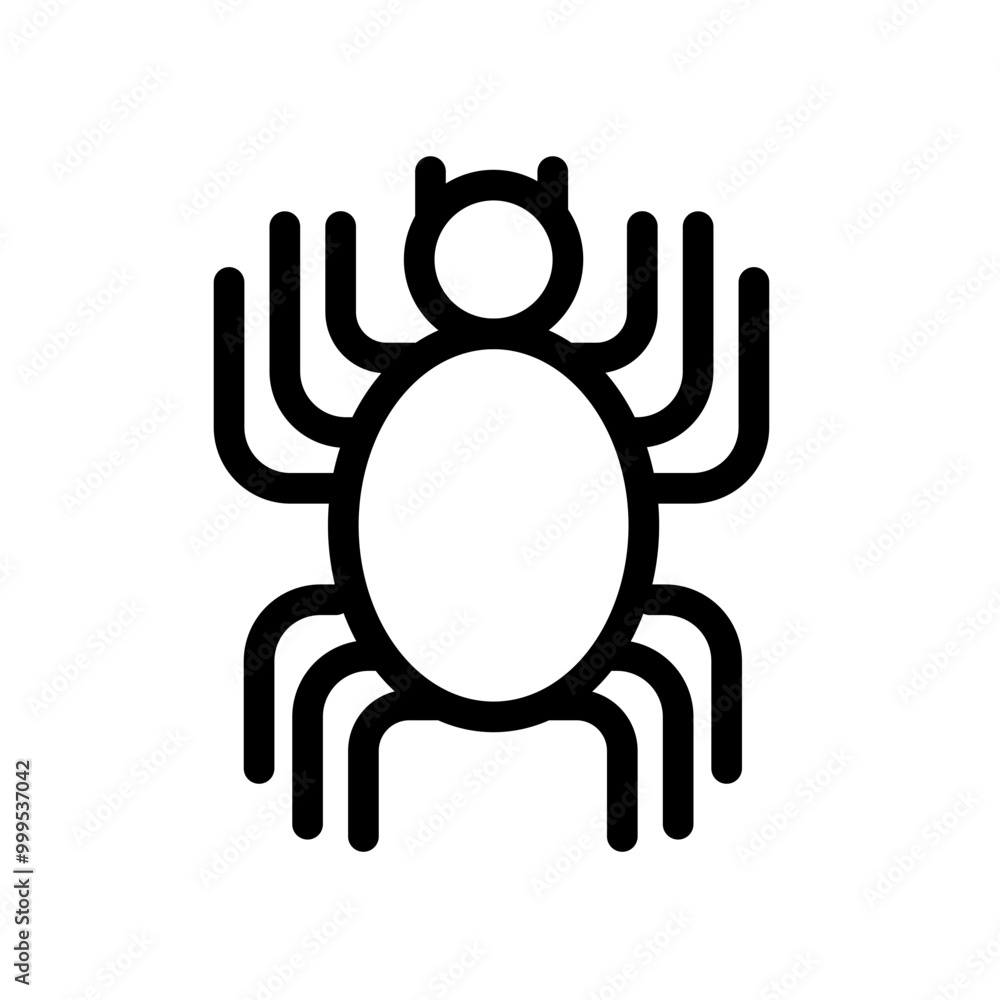 Obraz premium Icon Line - Spider Animal