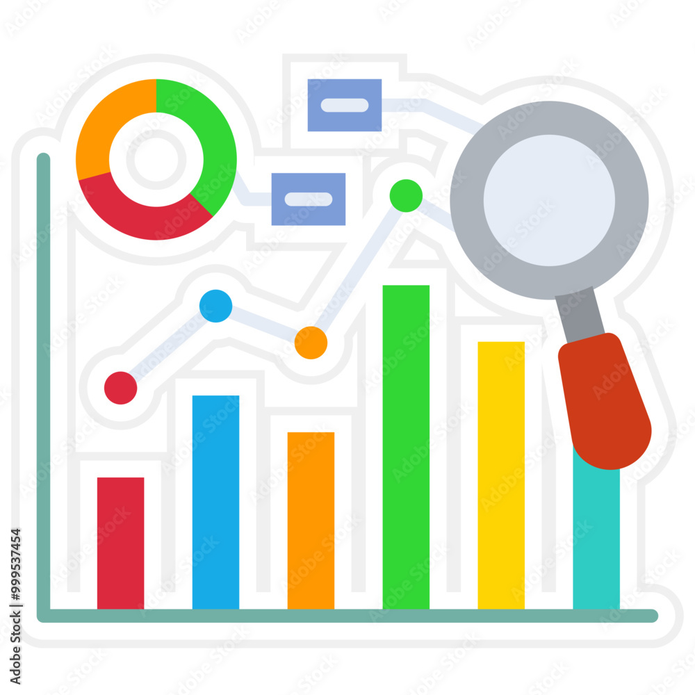 Predictive chart Icon Predictive chart Icon