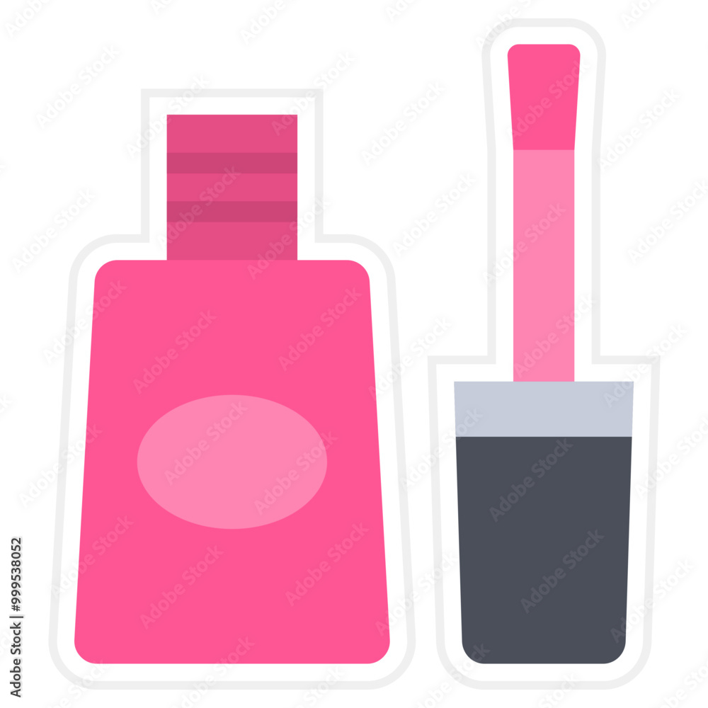 Obraz premium Nail polish Icon