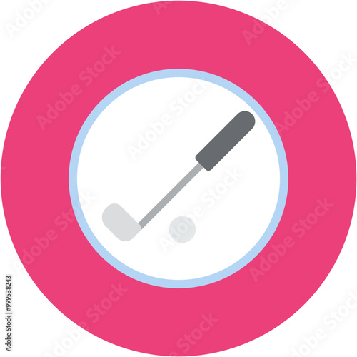 Golf icon vector image. Can be used for Golf.