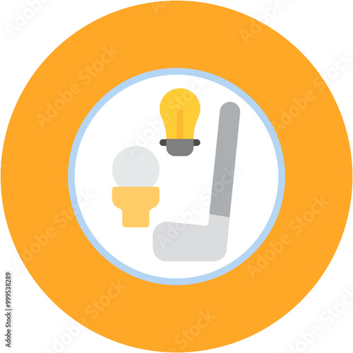 Golfing Tips icon vector image. Can be used for Golf.