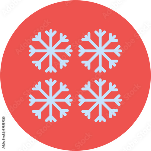 Snow icon vector image. Can be used for Ski Resort.
