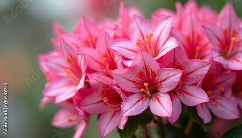  Vibrant pink flowers in bloom