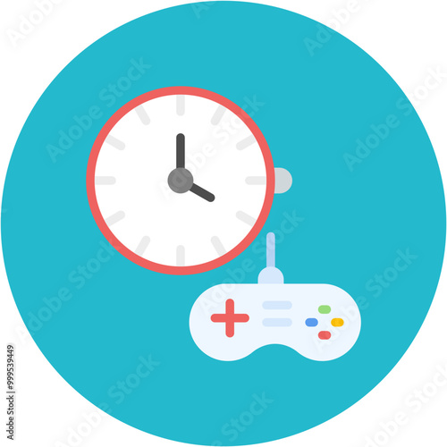 Play Time icon vector image. Can be used for Child Adoption.