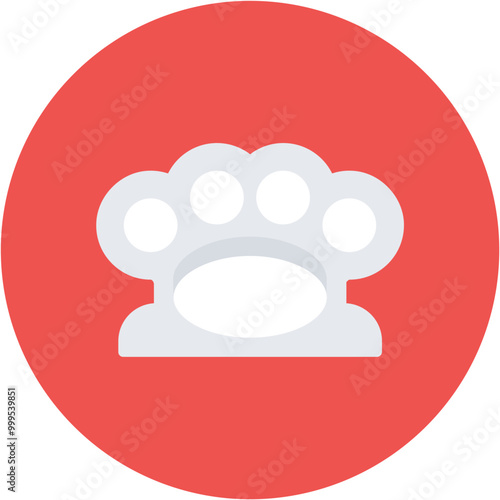 Knuckle icon vector image. Can be used for Shooting.