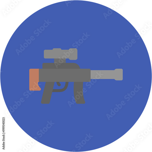 Sniper icon vector image. Can be used for Shooting.