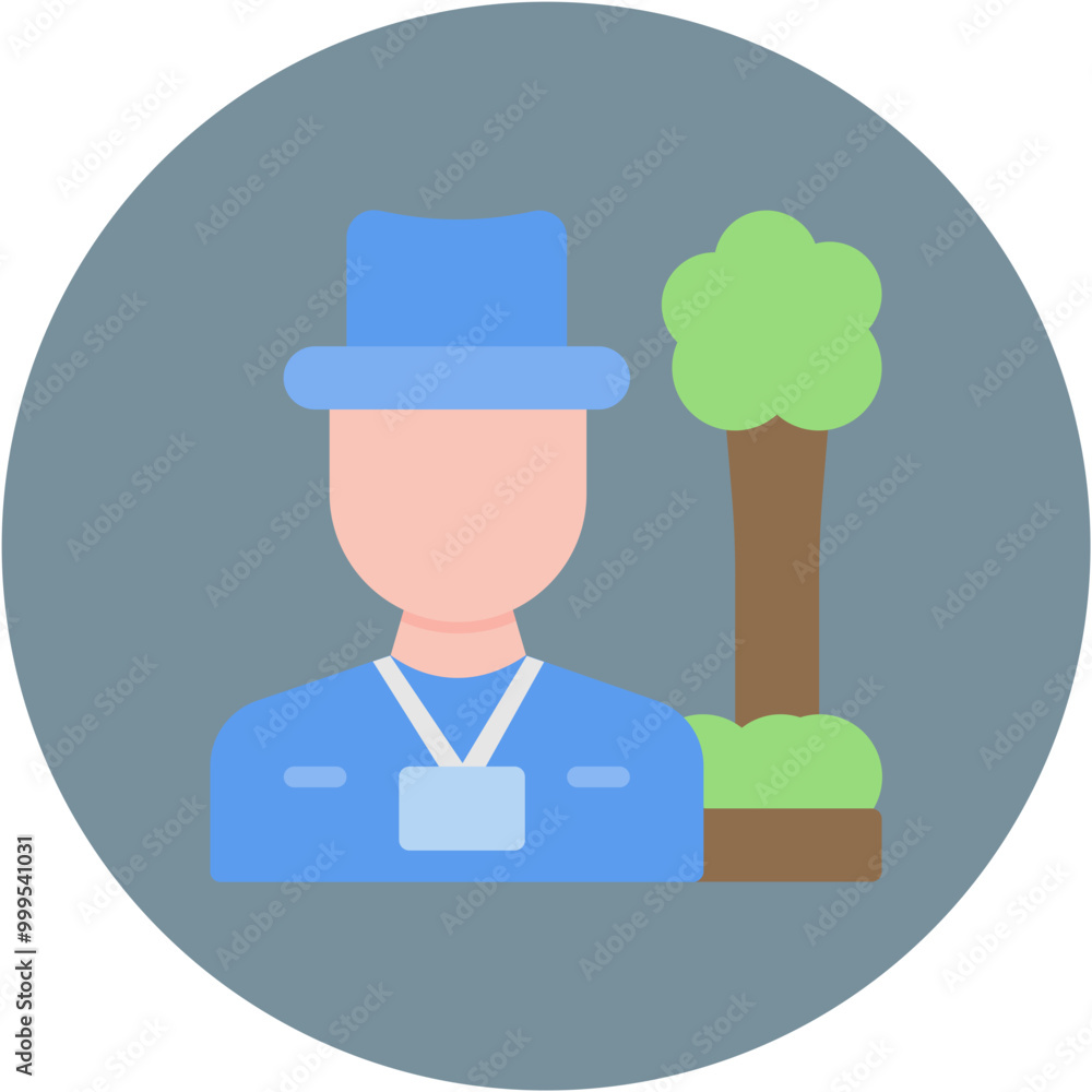 Rainforest Guide Male icon vector image. Can be used for Rainforest. Rainforest Guide Male icon vector image. Can be used for Rainforest.