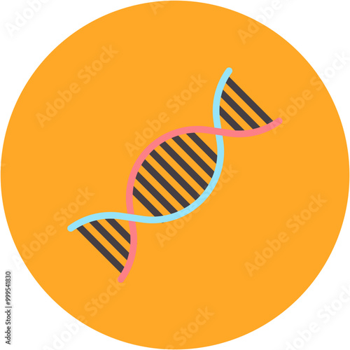 DNA icon vector image. Can be used for Nursing.