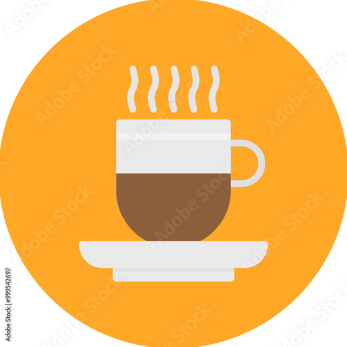 Coffee icon vector image. Can be used for Addiction.