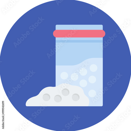 Cocaine icon vector image. Can be used for Addiction.