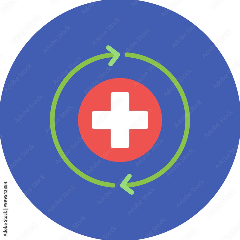 Fototapeta premium Recovery icon vector image. Can be used for Addiction.