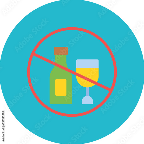 Sober icon vector image. Can be used for Addiction.