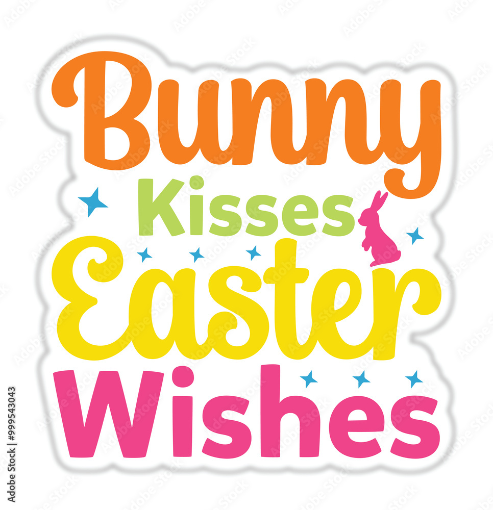 Easter Stickers SVG Design