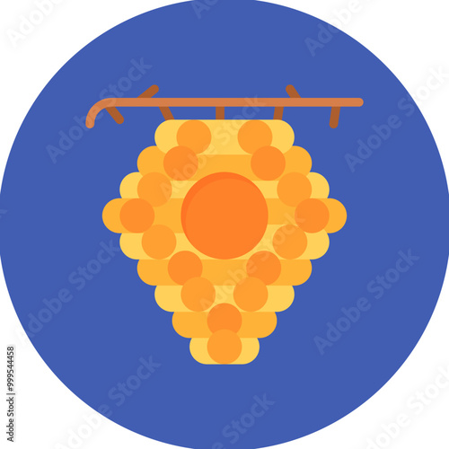 Hive icon vector image. Can be used for Agriculture.