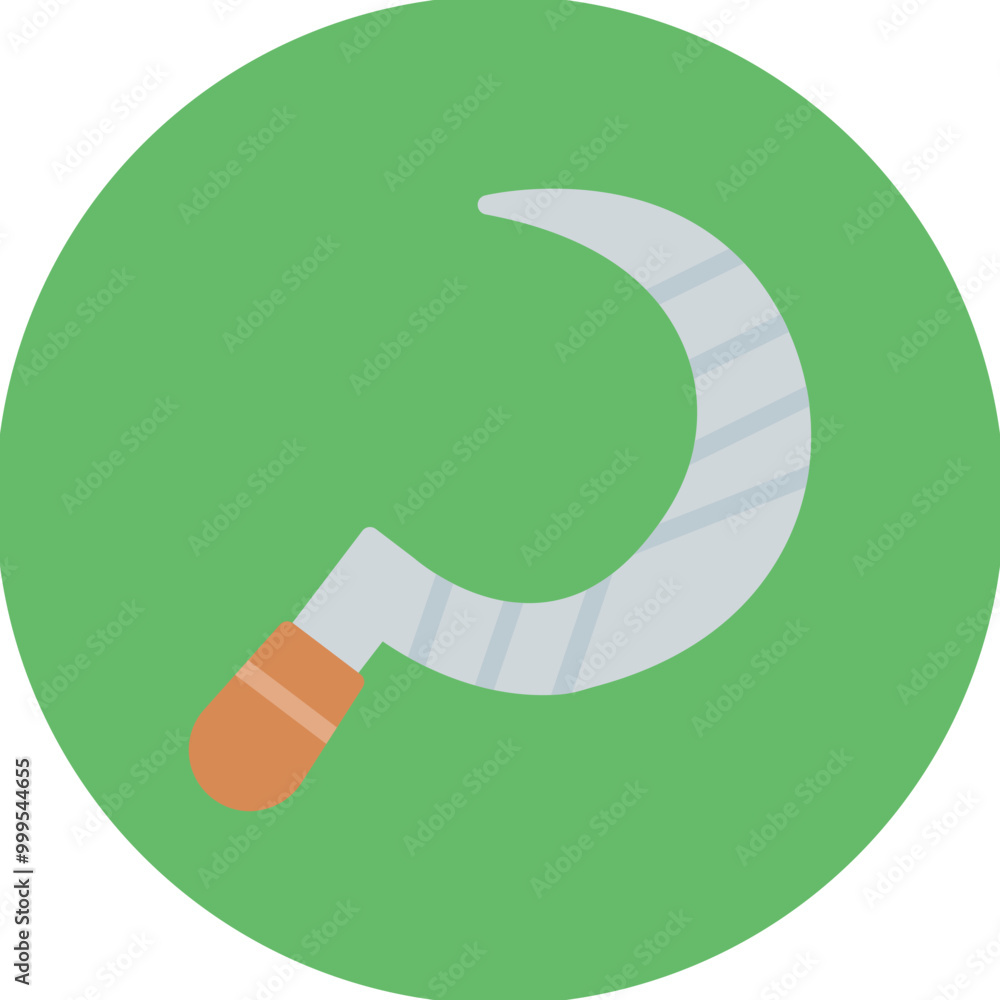 Sickle icon vector image. Can be used for Agriculture. Sickle icon vector image. Can be used for Agriculture.