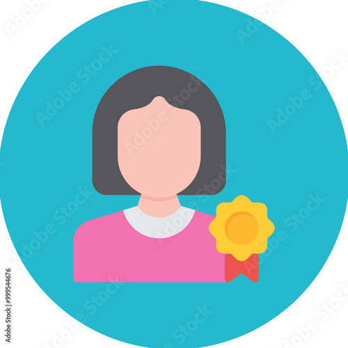Ambassador icon vector image. Can be used for Video Blog.
