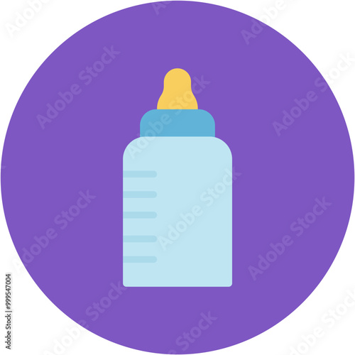 Milk bottle Line Icon