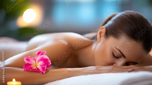 Tired healing massage treatment