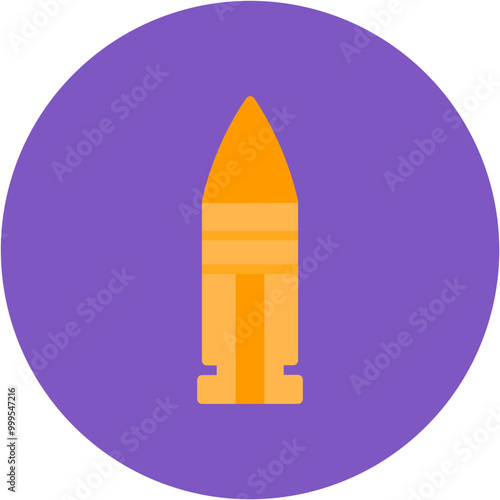 Bullet icon vector image. Can be used for Crime Investigation.