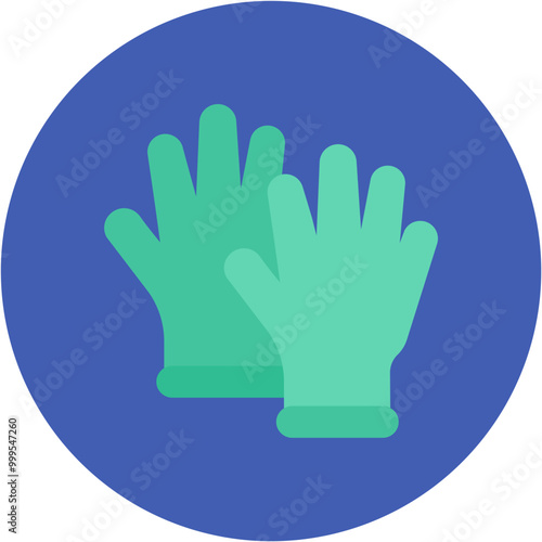 Gloves icon vector image. Can be used for Crime Investigation.