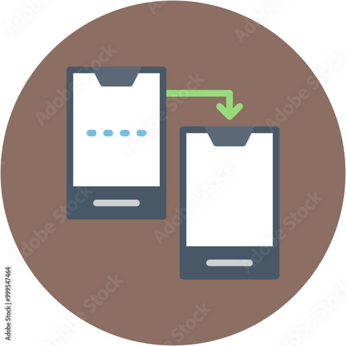 Phone Cloning icon vector image. Can be used for Crime Investigation.