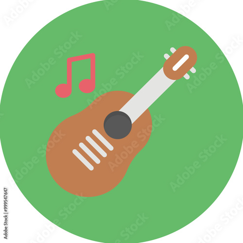 Guitar Line Icon