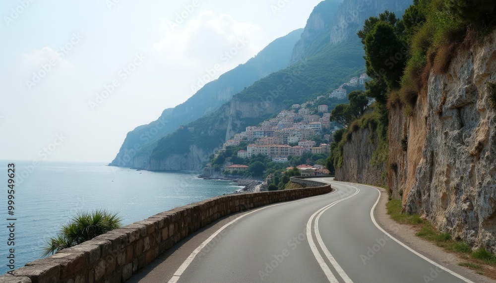 Scenic coastal drive with breathtaking views Scenic coastal drive with breathtaking views