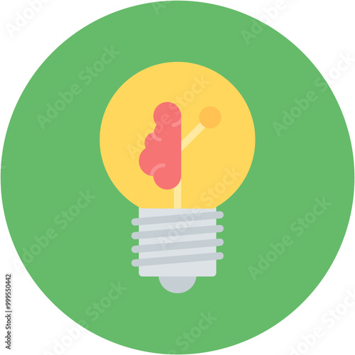 IQ icon vector image. Can be used for Robotics.