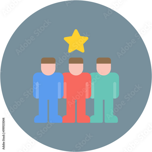 Finalist icon vector image. Can be used for Award Events.