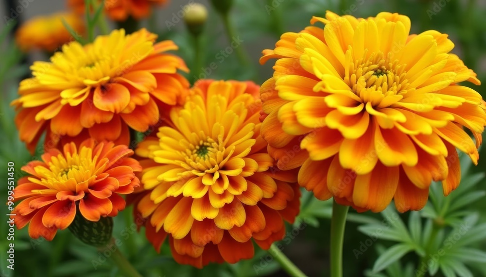 Vibrant bouquet of orange and yellow flowers Vibrant bouquet of orange and yellow flowers